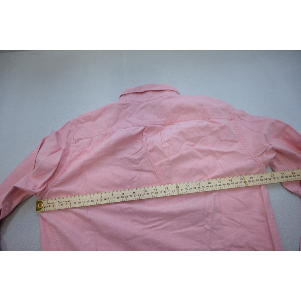 J.Crew Button Down Dress Shirt Mens Medium Pink Flex Oxford Long Sleeve EUC - Picture 8 of 9